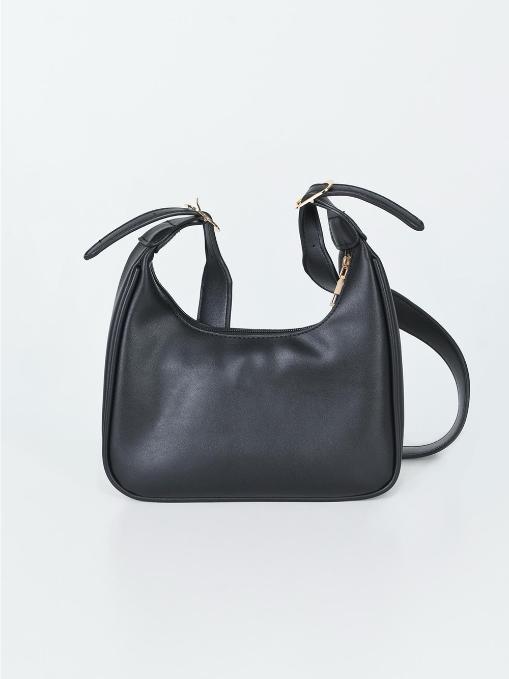 Princess Polly Ludo Shoulder Bag Black Y2K Vegan Leather